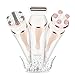 KAKUSII Women’s Shaver Multi-Function Waterproof Rechargeable Electric Razor with Bikini Trimmer Facial Cleansing Brush and Facial Massager