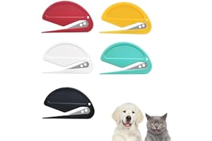 ARIMILK 5 Pcs Knotting Comb For Cats,Safe Pet Knotting Comb, De Knotting Comb For Dog And Cat,Effective Knotting Comb Pet Grooming Tool,Cat Hair Knot Remover