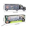 ASTOTSELL Dinosaurs Transport Car Carrier Truck Toy with 6 Pieces Mini Dinosaur Kids Educational Toys - for Kids ages 3…