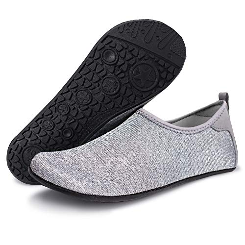 FEETCITY Mens Water Shoes Women Aqua Socks (9.510.5 Women