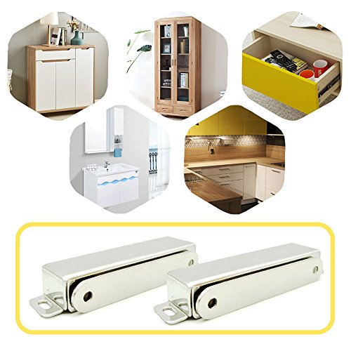 Door Catch,Door Magnet,Cabinet Magnets,Magnetic Door Catch,Suitable Cabinet Magnet Closet Catches,2 Pack, Slim Magnetic Screw.
