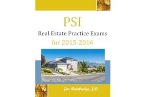 PSI Real Estate Practice Exams for 2015-2016