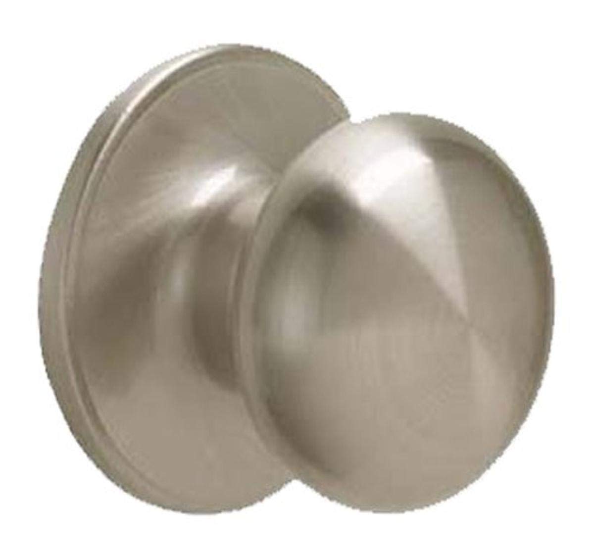 Photo 1 of SCHLAGE Dexter by Schlage J10STR619 Stratus Hall and Closet Knob, Satin Nickel