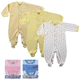 Snap Front Sleep N Play, 3-Pack