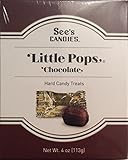 See's Candies Chocolate Little Pops 4 Oz (Pack of 1)