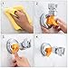 Zhehao Shower Hand Held Holder Adjustable Suction Cup Shower Head Holder Universal Mounting Bracket Plastic ABS with Chrome Polished for Marble Glass Metal Ceramic(2,Orange Wrench)