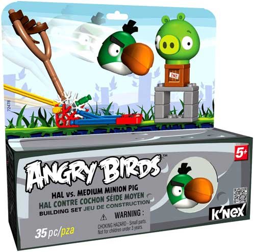 K nex angry birds hal versus medium minion pig building…
