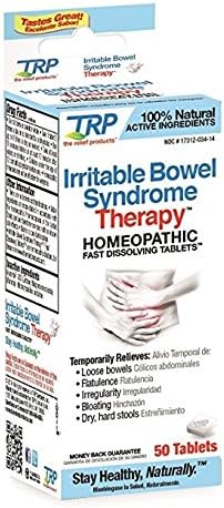 THE Relief Products Irritable Bowel Syndrome Therapy Fast Dissolving Tablets, 70 Count per Bottle (12 Pack)