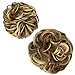 REECHO Thick 2PCS Updo Messy Hair Bun Curly Wavy Ponytail Extensions Hairpieces Hair Scrunchies for Women Girls Color Light Golden Brown with Blonde Highlights