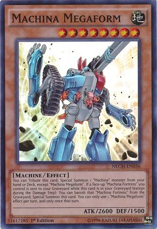 Yu-Gi-Oh! - Machina Megaform (NECH-EN036) - The New Challengers - Unlimited Edition - Super Rare