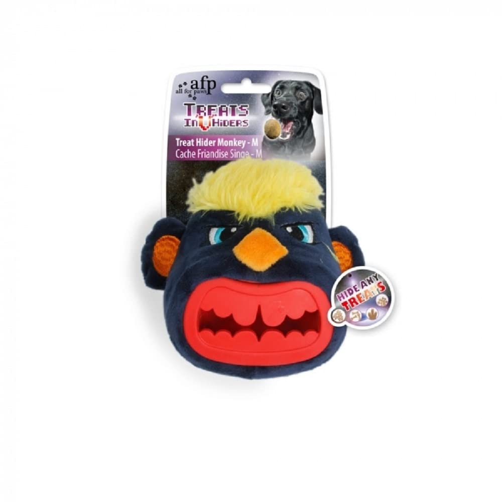 ALL FOR PAWS Treat In'V'hiders Monkey Plush Dog Toy, Medium, 2.88 kg