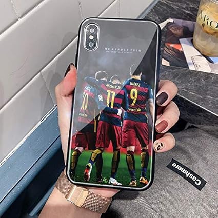 Amazon Co Jp ナンバー 134 ガラスケース Messi Barcelona 9番 10番 11番 携帯ケース サッカー選手 メッシ 応援 スマートフォン バルセロナ 携帯カバー Iphone11 Pro Max Iphone11 Pro Iphone11 Iphonexsmax Iphonexr Iphonex Xs Iphone7plus 8plus Iphone7