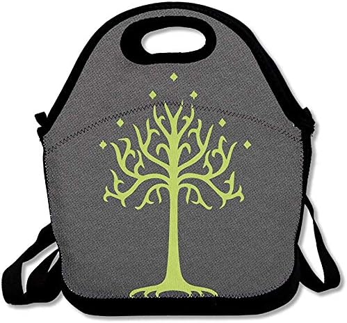 Lunchbox Casual White Tree Lord of Ring Lunch Bag Women Tote Bag Backpack Kid Belt Picture Color