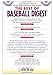 The Best of Baseball Digest: The Greatest Players, The Greatest Games, the Greatest Writers from the Game's Most Exciting Years