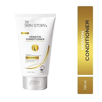 The Skin Story Sulfate Free Keratin Conditioner, Instant Anti -Frizz, 100 g