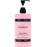 bebe Silver Body Lotion for Women - Hydrating Dry Skin Lotion - Fruity and Floral Scent - Softens Skin and Provides All-Day Moisture - 16.9 oz