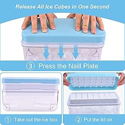 Burfocus Ice Cube Tray, Ice Trays Ice Ball Maker
