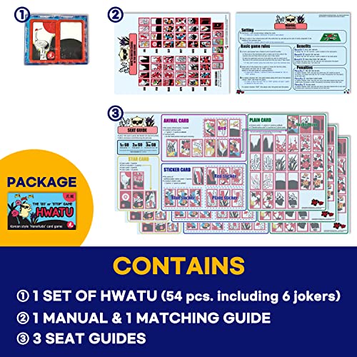 GEEKBEAR Hwatu Korean Flower Card Game Hanafuda Go Stop HWATOO