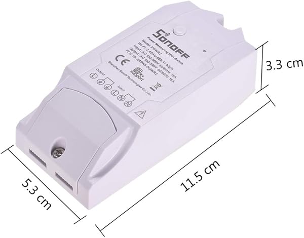 Docooler Pow R2 Interruptor de Control Remoto Enchufes Inteligentes y a Control Remoto WiFi Inalmbrico Smart Switch Smart Home El Control Remoto de WiFi 15A Funciona para Google Home Alexa