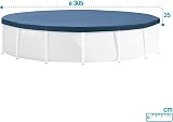 Intex 28030 Framepool Cover 305 cm Round Pool Cover 10' 25 cm Overhang view 6