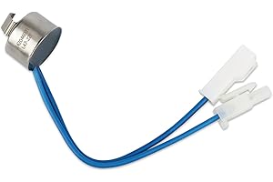 BKIFU 242046001 Defrost Thermostat for Electrolux,Frigidaire,Sears Kenmore,Crosley,Gibson Refrigerator defrost Thermostat,Replaces240386402, AP4508400, 1564839, AH2378768, EA2378768, PS2378768