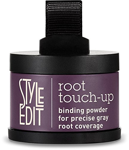 Style Edit Root Touch Up Brunette Beauty | Root Coverage Concealer | Grey Coverage | Press Powder Hair Color (Black)