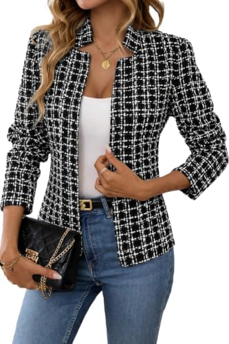 Mina Self Petite Blazer Jacket for Women 2026 Fall Winter Business