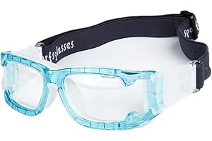 Wonzone Unisex Kids Sports Glasses Anti-Fog Protective Safety Goggles for Basketball Football Hockey Rugby Baseball Soccer