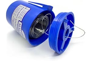 Malin - MS20995C Stainless Steel Safety Wire Lockwire, Canister, 0.025 Dia, 596 ft. by Malin