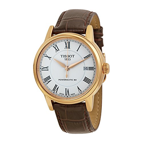 Tissot Men's T0854073601300 Carson Analog Display Swiss Automatic Brown  Watch- Buy Online in Aruba at aruba.desertcart.com. ProductId : 7950168.