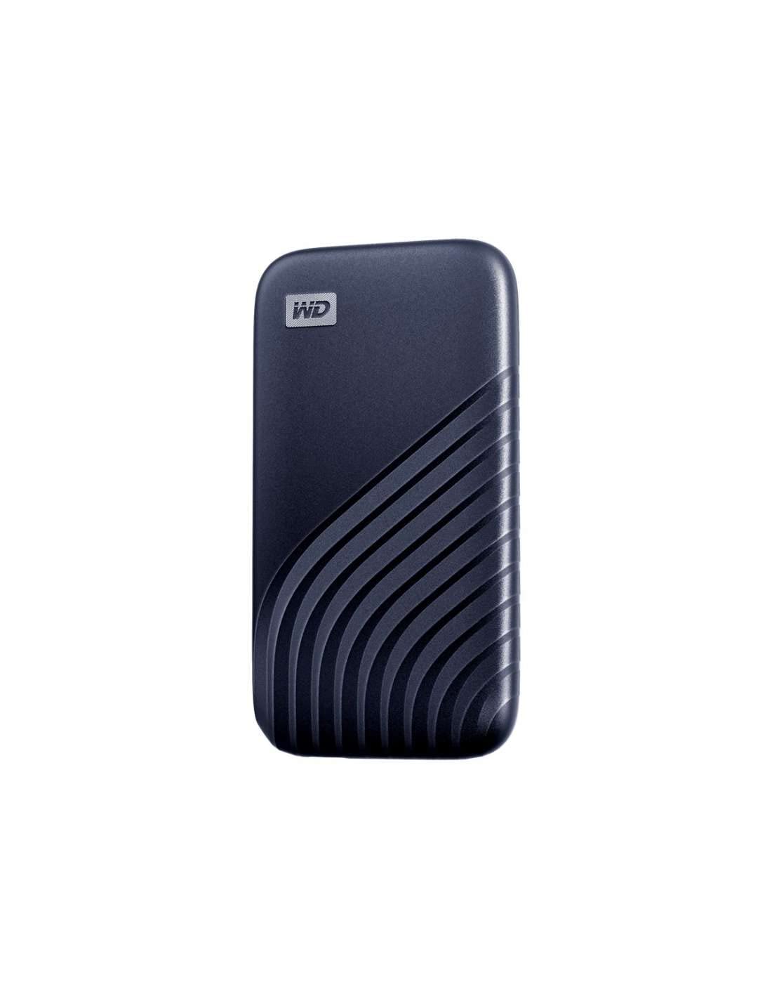 WD My Passport SSD, 1TB Portable External SSD, read speeds up to 1050 MB/s, write speeds up to 1000MB/s, Portable SSD, Works with PC, Xbox and Playstation, Midnight Blue