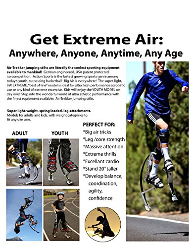 Air-Trekkers Adult Model Carbon Fiber Spring Jumping Stilts