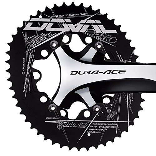 DOVAL MGLR ALL-IN-ONE chainring set BCD130 (13.5%,16%) Black&Red