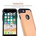 iPhone 8 Case, Trianium Protanium Apple iPhone 8 Case (2017) with Heavy Duty Protection / Shock Absorption / Dual Layer TPU + Rigid Back Armor / Scratch Resistant / Reinforced Corner Frame - Gold