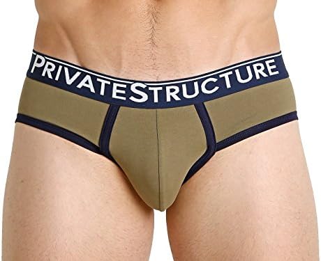 Private Structure Quantum Contour Pouch Brief Army Green