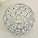 VINCIGANT Silver Crystal Bowl Candle Holders for Aromatherapy, Weddings, Party Favors Table Centerpieces/Gifts Boxed for Christmas