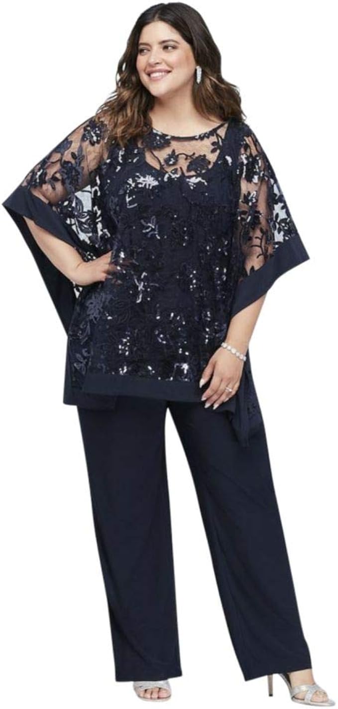 black sparkly pantsuit