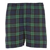 Boxercraft Men's Cotton Flannel Plaid Boxer Sleep Shorts