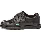 Kickers Boys Fragma Single Strap Moc Toe Comfortable Leather Shoes