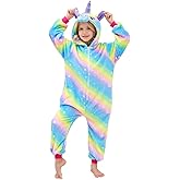 Kids Unicorn Onesie Animal Pajamas Cosplay Costume Sleepwear