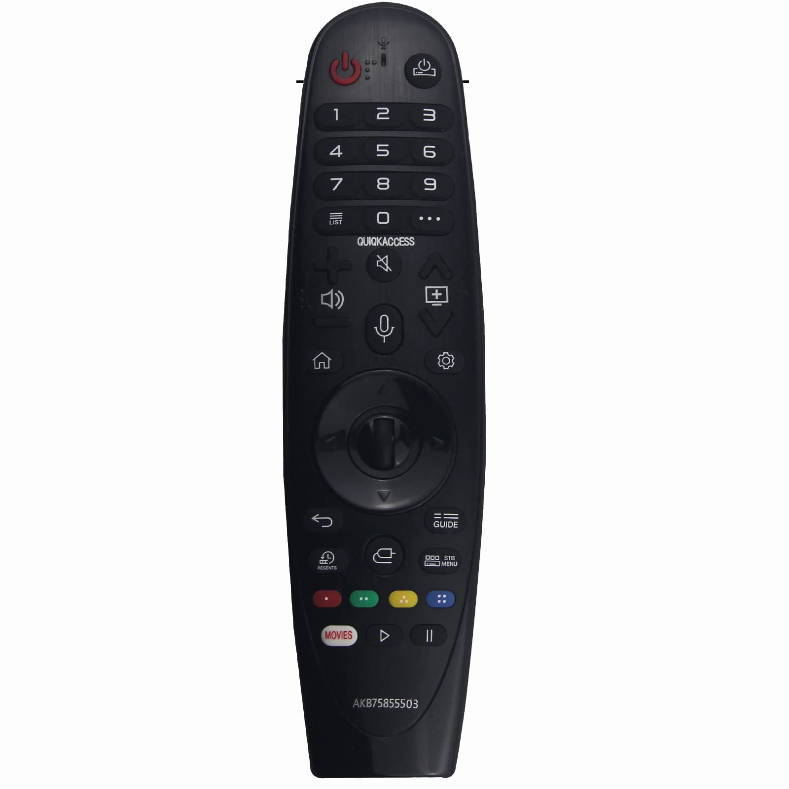 LICHIFIT Remote Controller Replacement Without Voice for LG TV AKB75855503