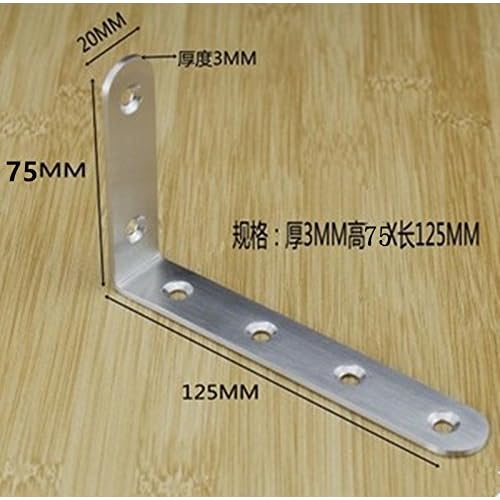 Good Asibt 8 Pcs Stainless Steel Heavy Duty Corner Brackets Corner