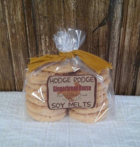 Gingerbread House Cookies Soy Wax Melts Cookie Tarts Bakers Dozen Hand Poured Bakery Candle Set of 13 Handmade