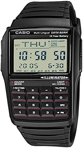 Amazon.com: Casio Men's Vintage DBC32-1A Data Bank White Digital
