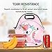 AOTIGO Dab Unicorn Dabbing Dance Neoprene Lunch Bag Insulated Lunch Box Waterproof Lunch Tote Bag with Zipper for Women Kids Boys Girls and Men