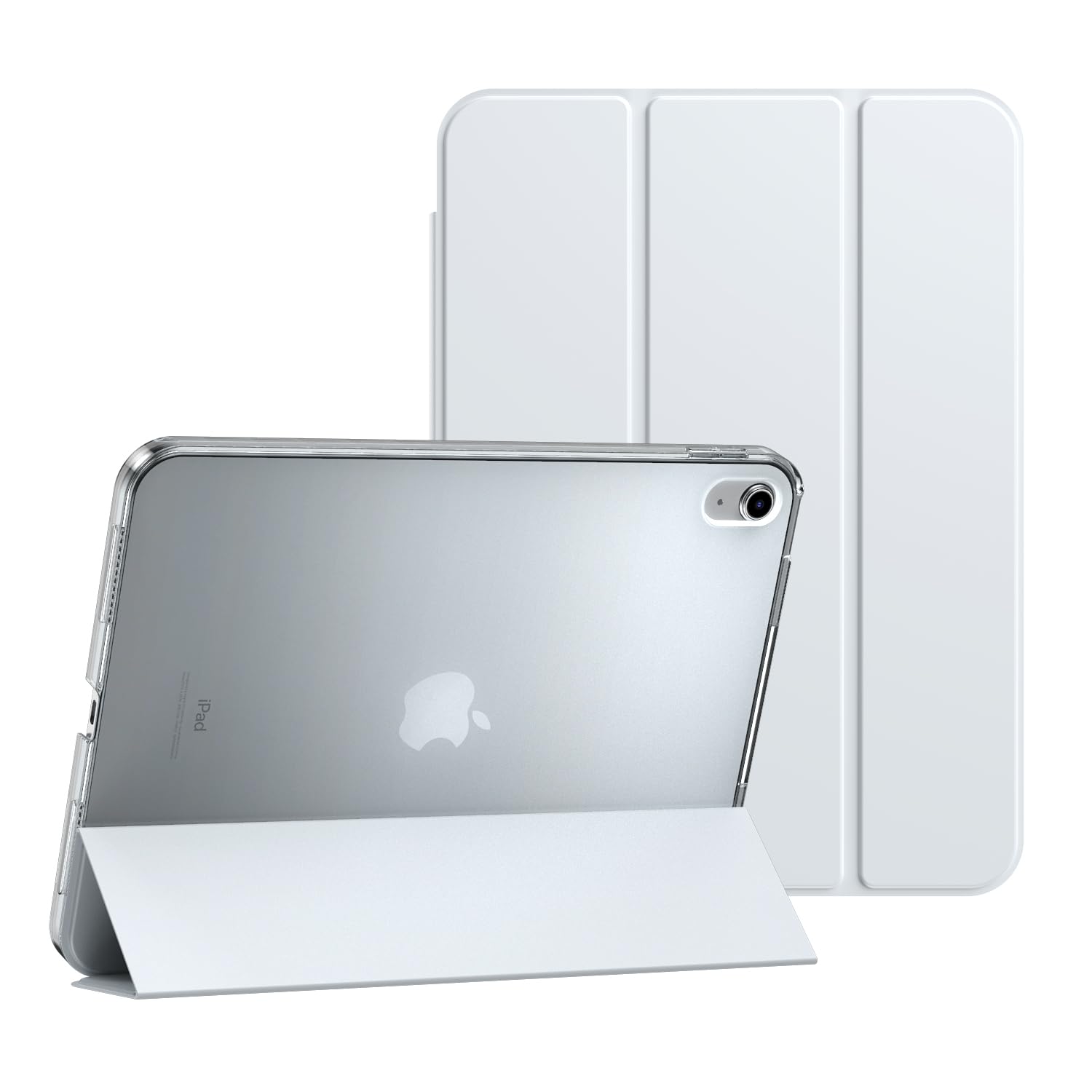 Smart Case For Apple iPad (A16) 11th Generation Released 2025 and For Apple iPad 10th Generation Released 2022 For Model numbers A3355, A3356, A3354, A2757, A2777, A2696. Magnetic Stand Cover (White)