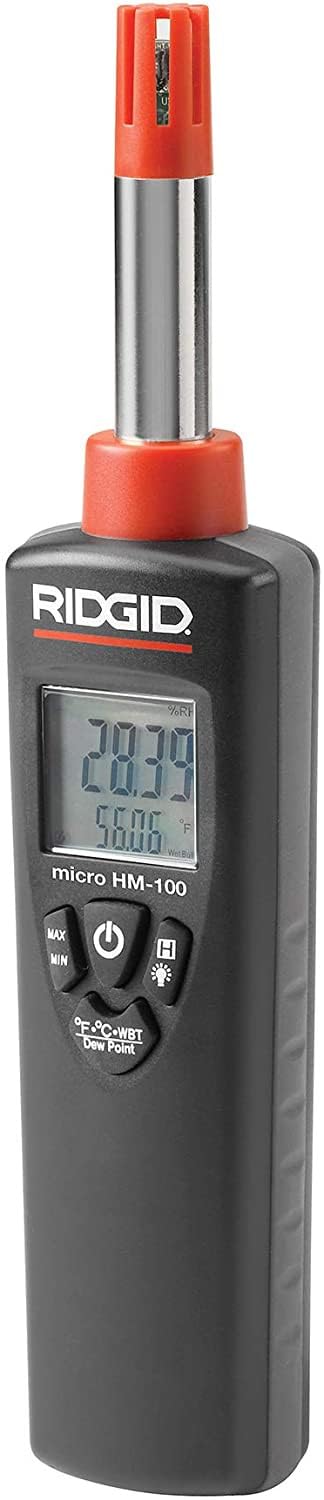 RIDGID 37438 micro HM-100 Temperature Humidity Meter
