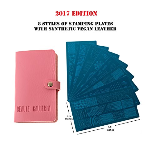 Beaute galleria pro nail art manicure stamping set - 8 …