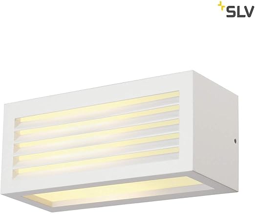 Slv Wandlampe Box L Weiss Fur Die Effektvolle Aussenbeleuchtung