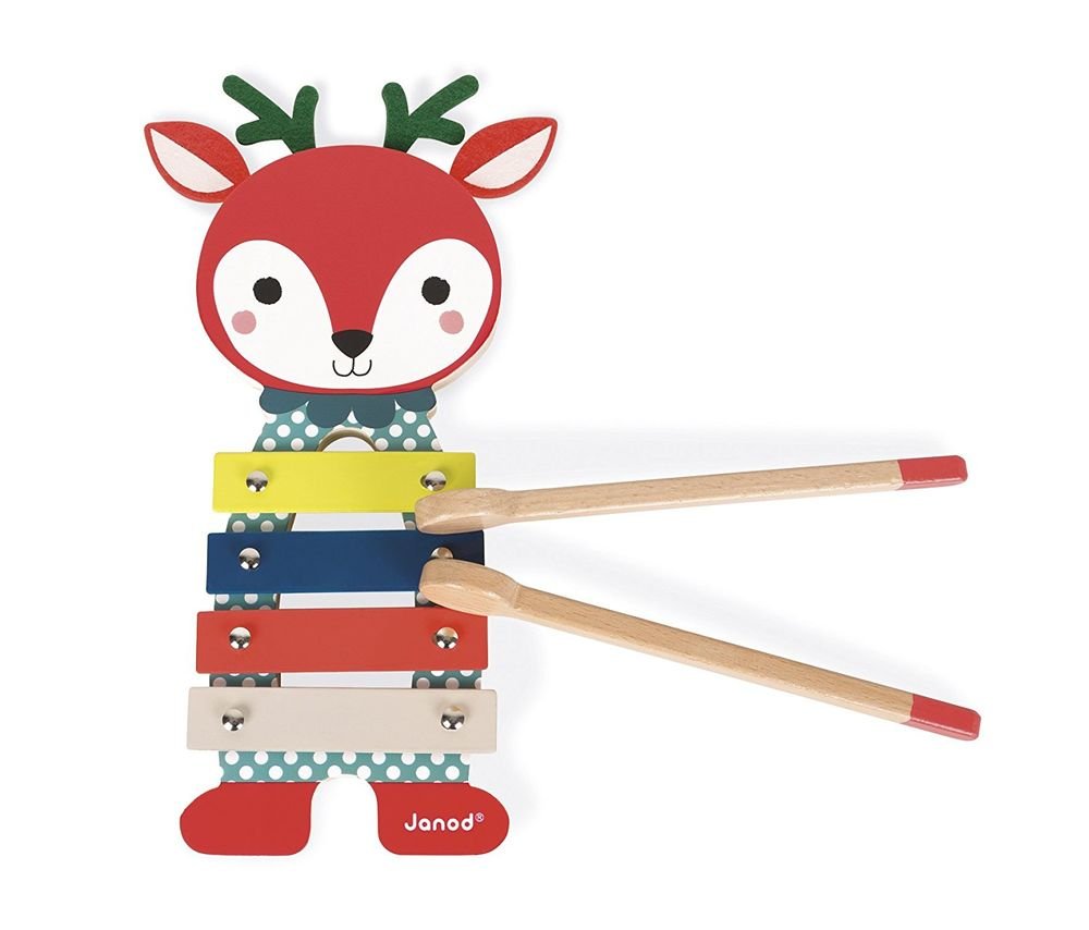 Jura Toys J08012 "Janod Baby Forest Fawn" Xylo Metal